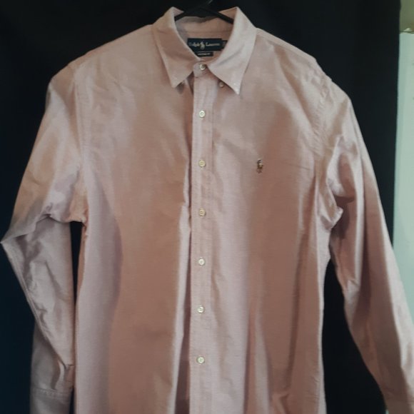 Ralph Lauren Button up Long Sleeve Custom Fit Mens - Picture 3 of 10